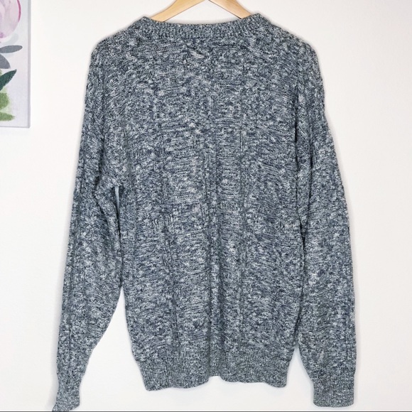 Vintage | Aigner Blue/Green Oversized Sweater L - Picture 4 of 7